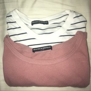 BUNDLE: 2 BRANDY MELVILLE T SHIRTS